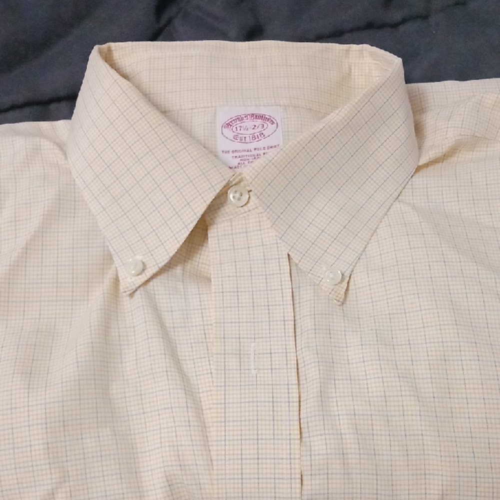Brooks Brothers Yellow Polo Shirt
